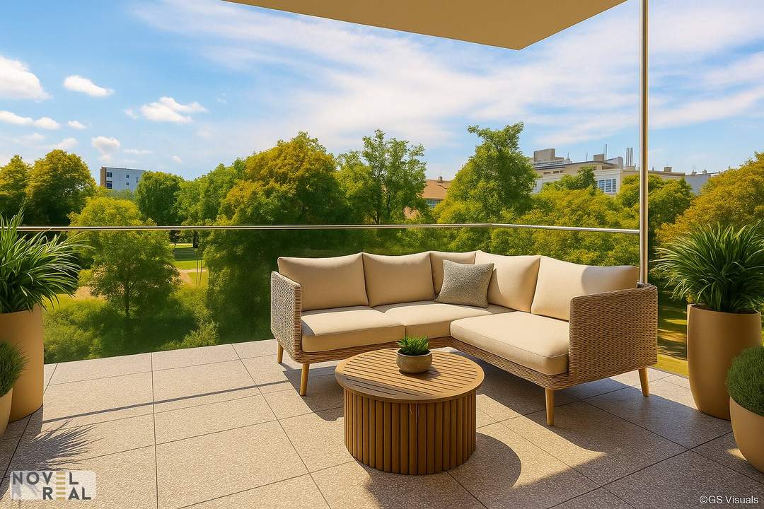 "DONAU PERLE" Exklusiver Erstbezug in Wien: Stilvolle 2-Zimmer-Wohnung mit Balkon in Toplage!