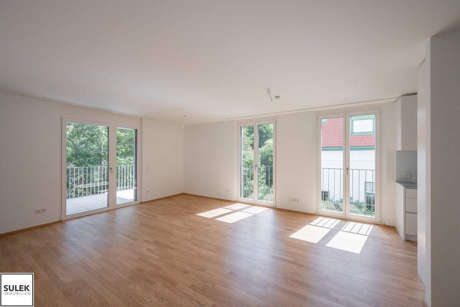 Exklusiver 3-Zimmer-Erstbezug mit Balkon in ruhiger Grünlage nahe U4 | VILLMA – Top 3, Wohnung-miete, 1.899,00,€, 1140 Wien 14., Penzing