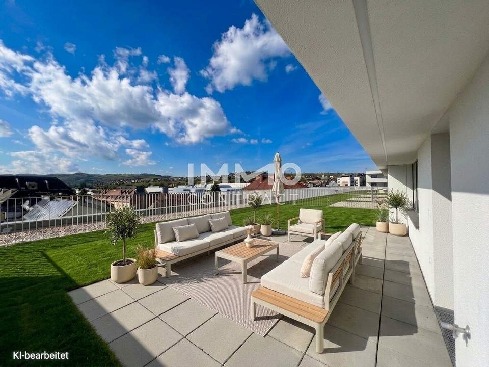 KREMSER WOHNKONZEPT - TOP80 Exklusives 4ZI-PENTHOUSE, Panorama-W-Terrasse und O-Balkon € 513.249,88 + 2 TG > Gesamtkaufpreis € 548.411,62 - klimaaktiv!