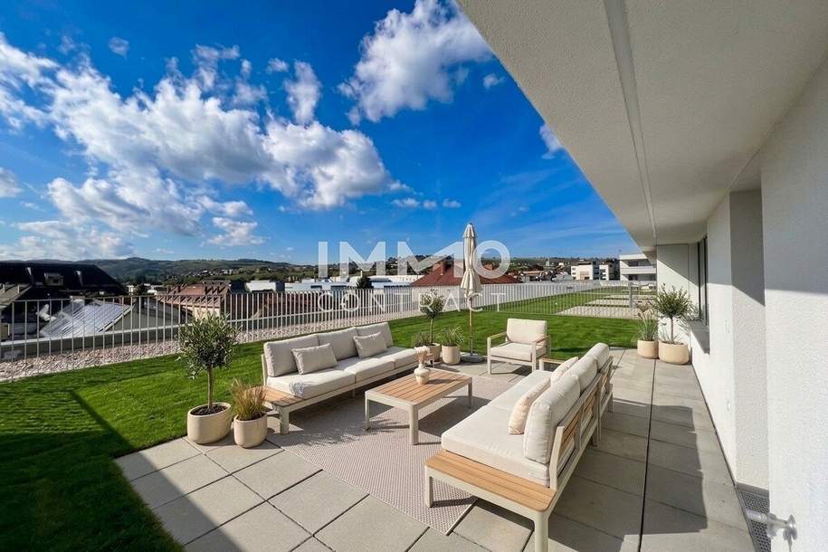 KREMSER WOHNKONZEPT - TOP80 Exklusives 4ZI-PENTHOUSE, Panorama-W-Terrasse und O-Balkon € 513.249,88 + 2 TG > Gesamtkaufpreis € 548.411,62 - klimaaktiv!, Wohnung-kauf, 197.042,€, 3500 Krems an der Donau(Stadt)