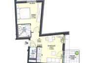Moderne 2-Zimmer-Wohnung mit Balkon in neuwertigem Zustand !