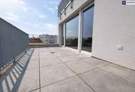 Penthouse-Feeling pur: Moderne Neubauwohnung mit großzügiger Wohnfläche, Balkon und beeindruckender Dachterrasse!