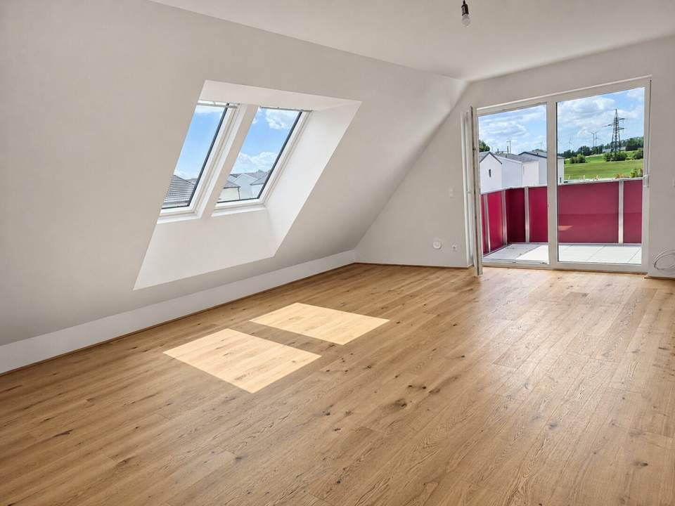 Hochwertige 3-Zimmer DG-Wohnung | 96 m² Wohnfläche | mit Balkon & 2 Parkplätzen (Ziegelmassiv!)