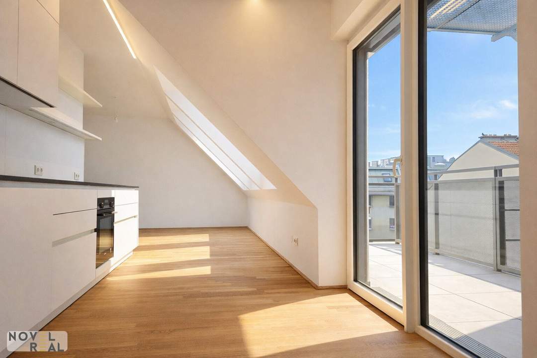 Traumhafte 3-Zimmer-Dachgeschoßwohnung in 1090 Wien – Ihr Erstbezug wartet auf Sie!