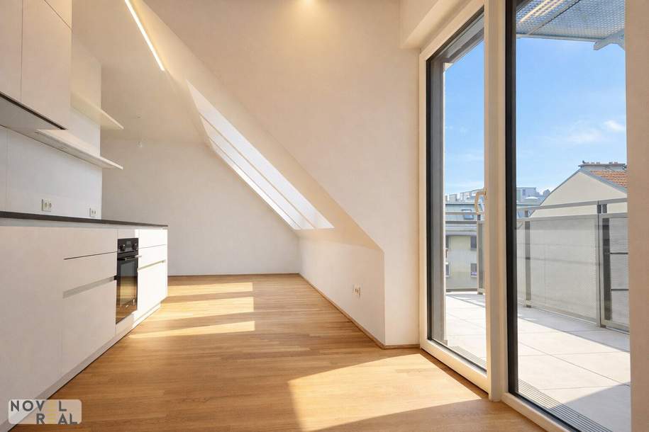 Traumhafte 3-Zimmer-Dachgeschoßwohnung in 1090 Wien – Ihr Erstbezug wartet auf Sie!, Wohnung-miete, 2.742,17,€, 1090 Wien 9., Alsergrund