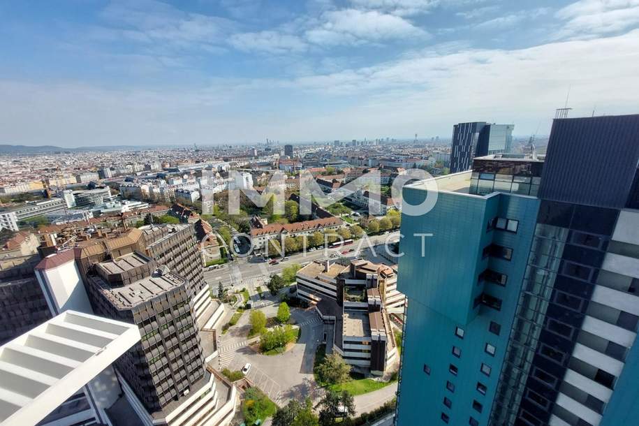 Traumhafte Aussicht vom 29.Stock von Ihrer Loggia am Wienerberg, Wohnung-kauf, 590.000,€, 1100 Wien 10., Favoriten