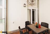 Exklusive 3-Zimmer-Altbauwohnung mit Innenhofbalkon – vollmöbliert nahe Naschmarkt
