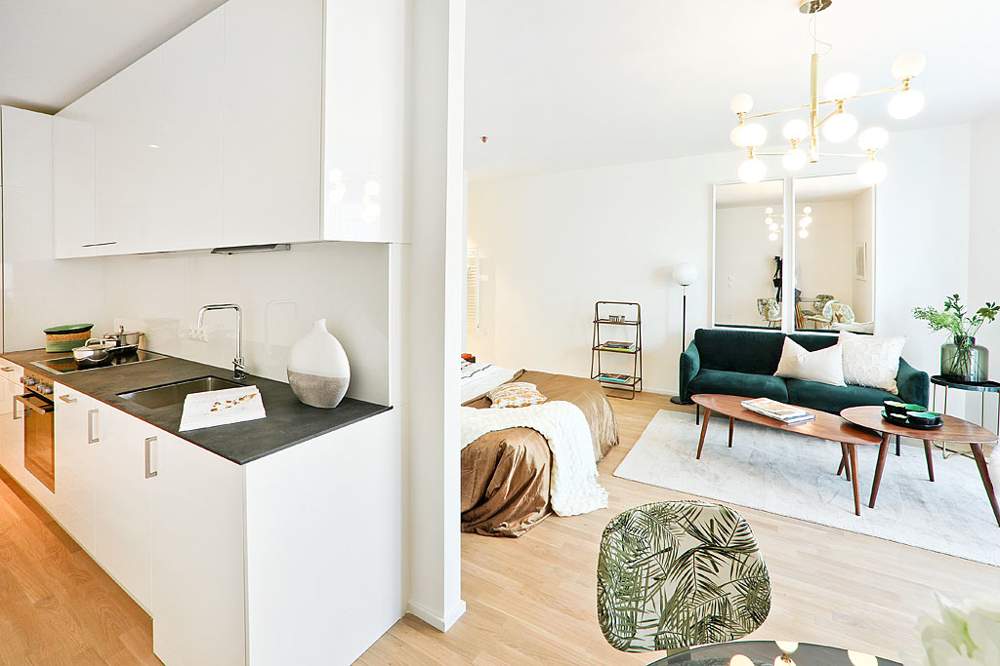 AB JÄNNER: The Metropolitan- High Class Loft Living - Provisionsfrei - 1-Zimmer-Apartment mit Balkon