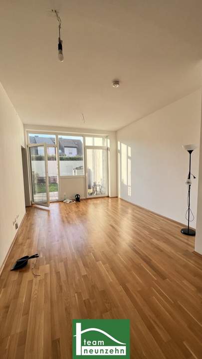 1,5-Zimmer Wohnung mit Gartenterrasse in generalsaniertem Neubau mit 11m2 Terrasse und einer tollen Raumhöhe!