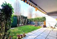 DB IMMOBILIEN | Sonnige Gartenwohnung mit Terrasse &amp; exklusivem Pool am Dach !!!