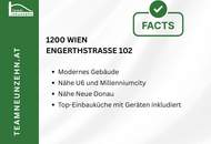 Neuwertige 2-Zimmer-Wohnung mit großer Innenhof-Fensterfront, Balkon und moderner Komplettküche! Nähe Millennium City, Handelskai und Donau. - WOHNTRAUM