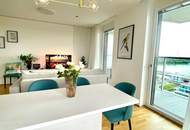 Exklusive und moderne 3-Zimmer-Wohnung mit Balkon in 1020 Wien – Einzigartige Aussicht, Marina Tower, VIP - Location