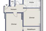 Helle 2-Zimmer-Mietwohnung in Salzburg-Andräviertel