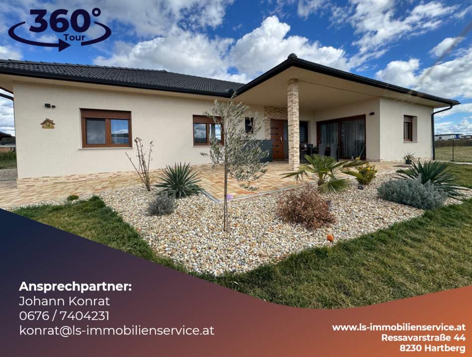 Neuwertiger Bungalow mit modernem Nebengebäude – Wohnen mit Stil und Weitblick