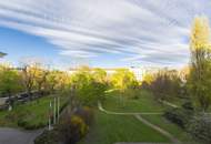 Argentinierstraße - repräsentativer 2 Zimmer Neubau mit Loggia und ca. 8.000m2 großen Park