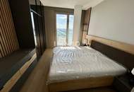 Möbliertes Apartment im 42. Stock mit Weitblick auf die Donau! Pool, Spa und Fitness inklusive!