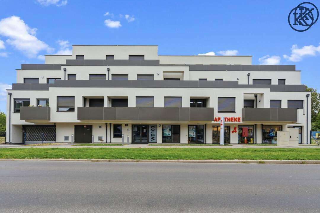 Neubauwohnung im Grünen – moderne 2-Zimmer-Wohnung mit Terrasse im Herzen von Aspern