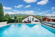 Luxuriöse Villa im Wienerwald – Beheizter Salzwasserpool, Gartenparadies & Premium-Parkmöglichkeiten