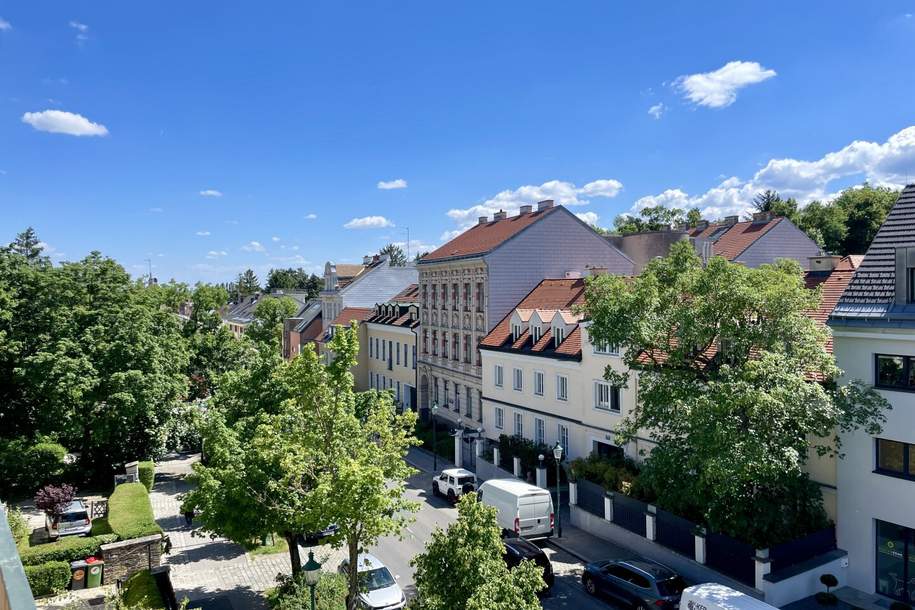 PROVISIONSFREI - Dachgeschosswohnung mit zwei Terrassen zwischen Pötzleinsdorfer Schlosspark und Bellevuewiese - Erstbezug nach Sanierung - Klimaanlage - Fernblick, Wohnung-kauf, 299.000,€, 1190 Wien 19., Döbling