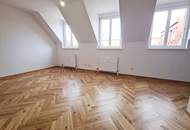 DACHGESCHOSS! MQ-Nähe, sonnige 95 m2 Maisonette mit Terrasse, Wohnküche, 2 Zimmer, 2er-WG-geeignet, Galerie, Burggasse