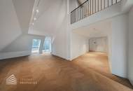 Exklusive Maisonette-Dachgeschosswohnung in prachtvoller Jahrhundertwendevilla