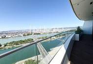 Stephansdom, Neue Donau, die ganze City im Blick: Top-ausgestatteter Erstbezug, Gym, Pool, Spa, uvm.