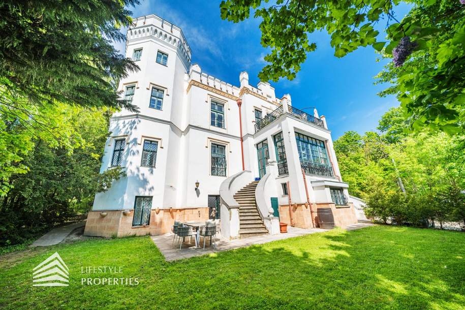 Einzigartige 14-Zimmer Villa mit Pool und Dachterrasse, Nähe Wilhelminenschloss, Haus-miete, 17.900,00,€, 1160 Wien 16., Ottakring