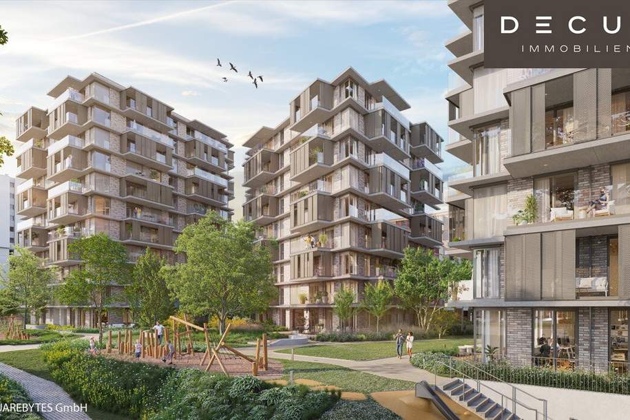 DREI ZIMMER + VILLAGE IM DRITTEN + BAUFELD 13 + ERSTBEZUG + EIGENTUMSWOHNUNGEN + STADTQUARTIER IM DRITTEN, Wohnung-kauf, 562.000,€, 1030 Wien 3., Landstraße