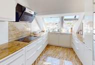 Drei-Zimmer-Dachgeschoß-Wohnung mit 15m²-Terrasse nahe Siegesplatz/Asperner Löwe