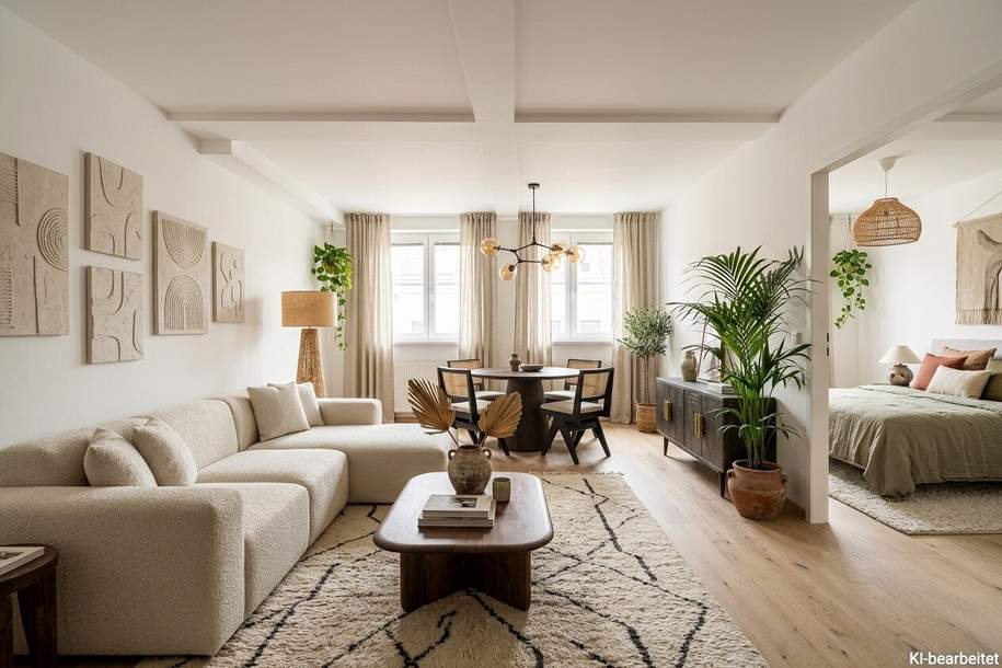 Nächst Währinger Park ! Lichtdurchflutete 2-Zimmer-Wohnung mit separater Küche | 4. OG | Viel Helligkeit und Stauraum | Sofort bezugsbereit, Wohnung-kauf, 355.000,€, 1180 Wien 18., Währing