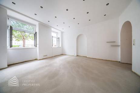 Geschäftslokal mit Lager direkt am Karmelitermarkt – ca. 46 m² im historischen Wiener Stilaltbau, Gewerbeobjekt-miete, 852,07,€, 1020 Wien 2., Leopoldstadt