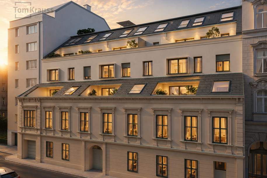 MORE VIENNA – PENTHOUSE-FEELING MIT DACHTERRASSE, Wohnung-kauf, 1.662.900,€, 1020 Wien 2., Leopoldstadt