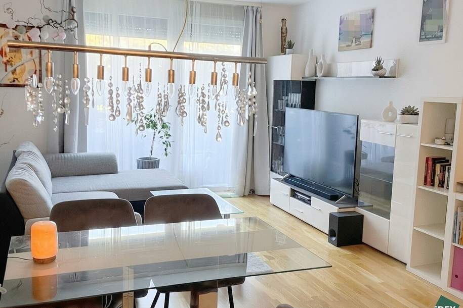 2-Zimmer-Gartenwohnung mit Terrasse in Floridsdorf – Bus direkt vor dem Haus, Wohnung-miete, 1.049,00,€, 1210 Wien 21., Floridsdorf
