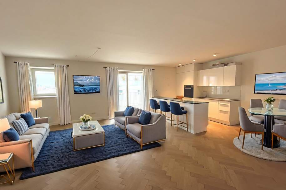 1030! Tolles 3-Zimmer DG mit Terrasse und schönem Weitblick!, Wohnung-miete, 2.896,97,€, 1030 Wien 3., Landstraße