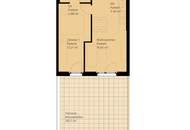 2-Zimmer-Neubauwohnung inkl. Komplettküche, 28m² Terrassen Außenfläche und Kellerabteil / K3-25