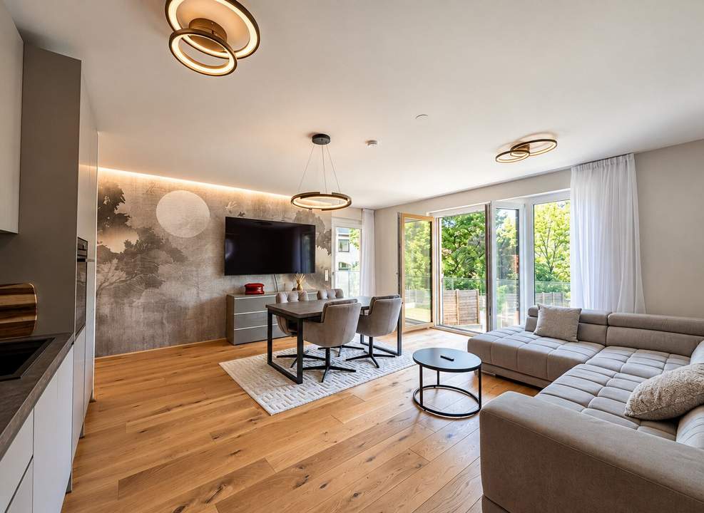 Ankommen &amp; einziehen | 3 Zimmer zwischen Bahnhof und Innenstadt | 2 Balkone, Grünblick | Tiefgaragenplatz inklusive
