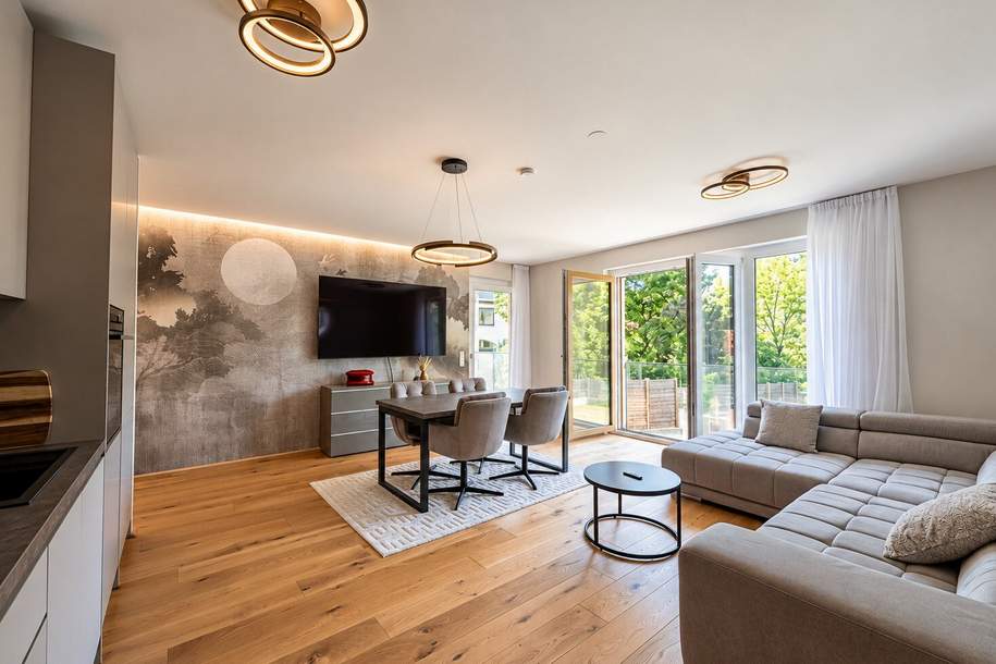 Ankommen & einziehen | 3 Zimmer zwischen Bahnhof und Innenstadt | 2 Balkone, Grünblick | Tiefgaragenplatz inklusive, Wohnung-miete, 1.850,00,€, 2700 Wiener Neustadt(Stadt)