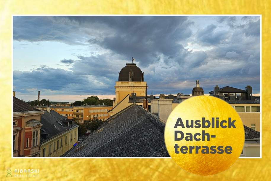 Wohnen in Verbundenheit - Charakterwohnung mit uneinsehbarer Dachterrasse - auch perfekt als LOFT - provisonsfrei, inkl. 2 TG Plätze, Wohnung-kauf, 378.032,€, 2540 Baden