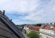 Dachgeschoss-Juwel mit Fernblick, Raumvielfalt und Terrasse in 1150 Wien