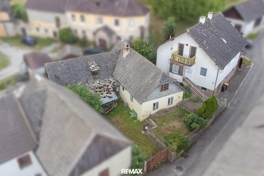 Einfamilienhaus und Nebengebäude in ruhiger Ortsrandlage mit Ausbaupotenzial, Haus-kauf, 127.000,€, 3613 Krems(Land)