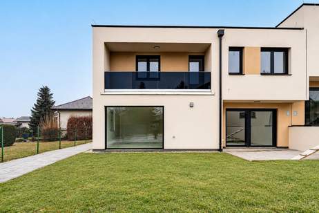 Preisreduziert ! Traumhafte Doppelhaushälfte in Katzelsdorf – 5 Zimmer, Loggia, KFZ-Garage, voll unterkellert !, Haus-kauf, 570.000,€, 3434 Tulln