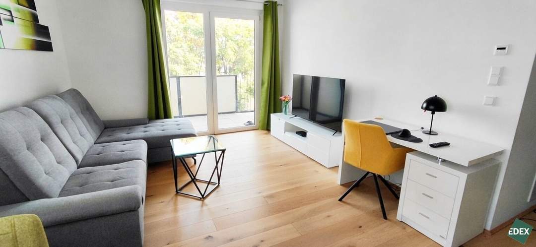 Ab 1. Jänner: Traumhafte 2-Zimmer-Wohnung mit großem Balkon direkt an der U3!