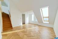 1150 Wien: 4 Zimmer-Dachgeschoß-Maisonettewohnung in U-Bahn-Nähe!