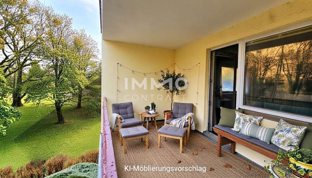 Neuer Preis!! Große, zentrale, charmante 3-Zimmer-Wohnung mit Parkblick in Bad Vöslau