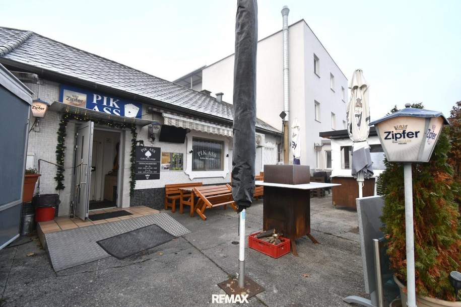 Vermieteter Gastronomiebetrieb mit separater Wohneinheit in zentraler Lage! Nähe BMW, SKF!!, Gewerbeobjekt-kauf, 241.384,€, 4400 Steyr(Stadt)