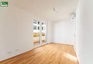 Neubau-Erstbezugs-Büro beim Kirschblütenpark. Hochwertige 3 Zimmer Einheit mit Terrasse, Balkon und Markenküche.