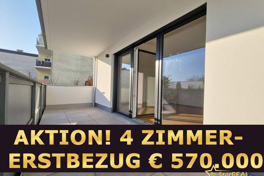 NOCH 1 WOHNUNG FREI! PREIS REDUZIERT! € 30.000 GESCHENKT! 4-ZIMMER-ERSTBEZUG. BALKON, 2 BÄDER &amp; TIEFGARAGE OPTIONAL., Wohnung-kauf, 570.000,€, 2340 Mödling
