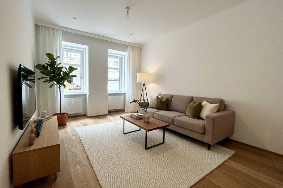 ERSTBEZUG NACH SANIERUNG! Hübsche Garconniere Nähe U4/Pilgramgasse!, Wohnung-kauf, 199.000,€, 1050 Wien 5., Margareten