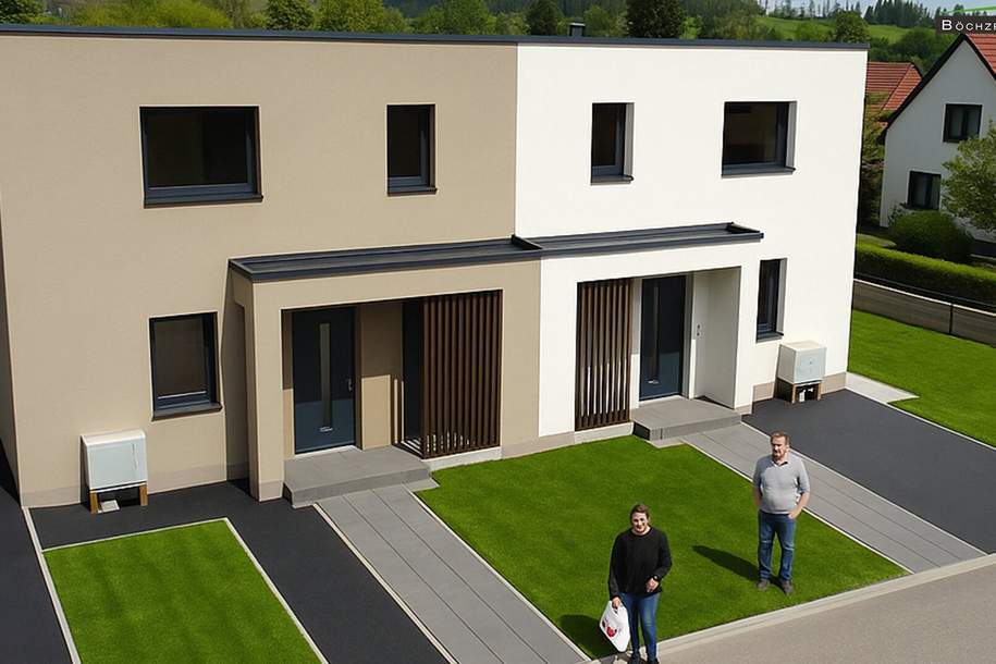 Hochwertige Neubau Doppelhaushälfte mit 3 Bädern in +++ Spielberg +++, Haus-kauf, 369.500,€, 8724 Murtal