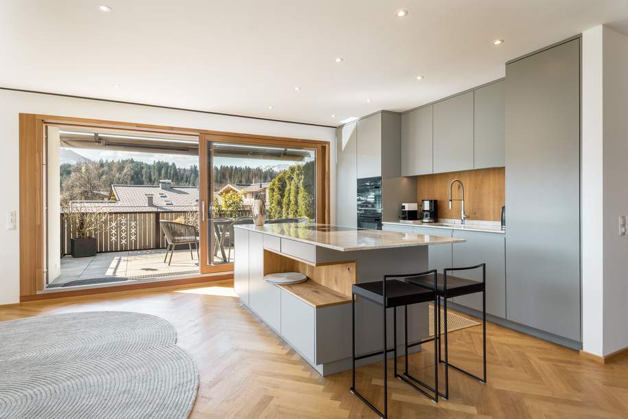 Miete: Exklusives Wohnen in modernem Ambiente – Teilmöblierte 3-Zimmer-Wohnung mit Sonnenbalkon, Wohnung-miete, 3.479,00,€, 6372 Kitzbühel